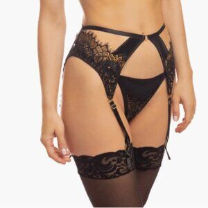 Oh La La Cheri Ingrid Lace Garter Belt Small